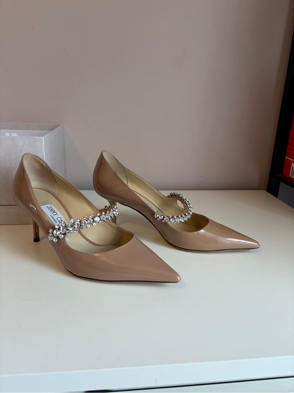 Jimmy Choo Bing Pump 65 in Ballet Pink patent leather - Picture 15 of 15